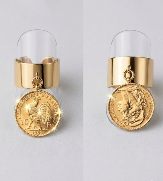 Bague "L'impériale" – Acier Inoxydable doré