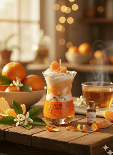 Bougie Verrine "Fleur d'oranger"