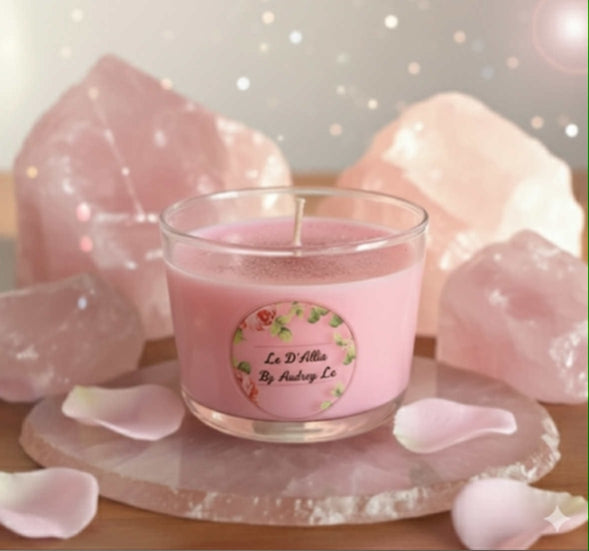Bougie QUARTZ ROSE