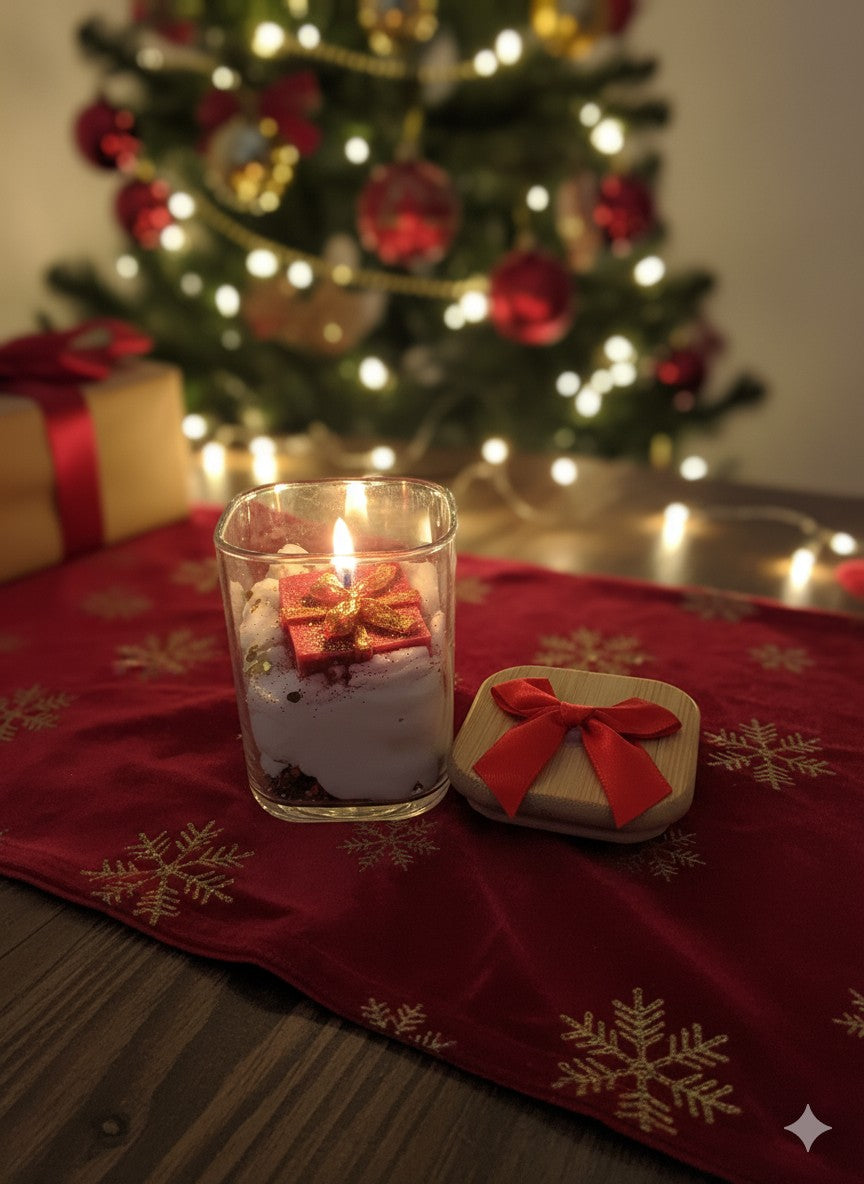 🎄 Calendrier de l’Avent – Fondants Parfumés & Bougie Cadeau Magique