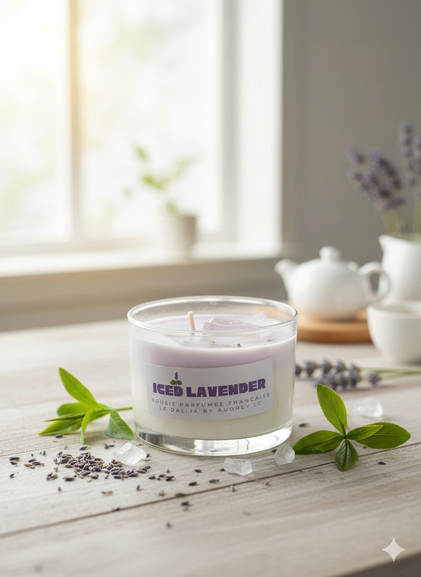 Bougie "Ice Matcha Lavande"