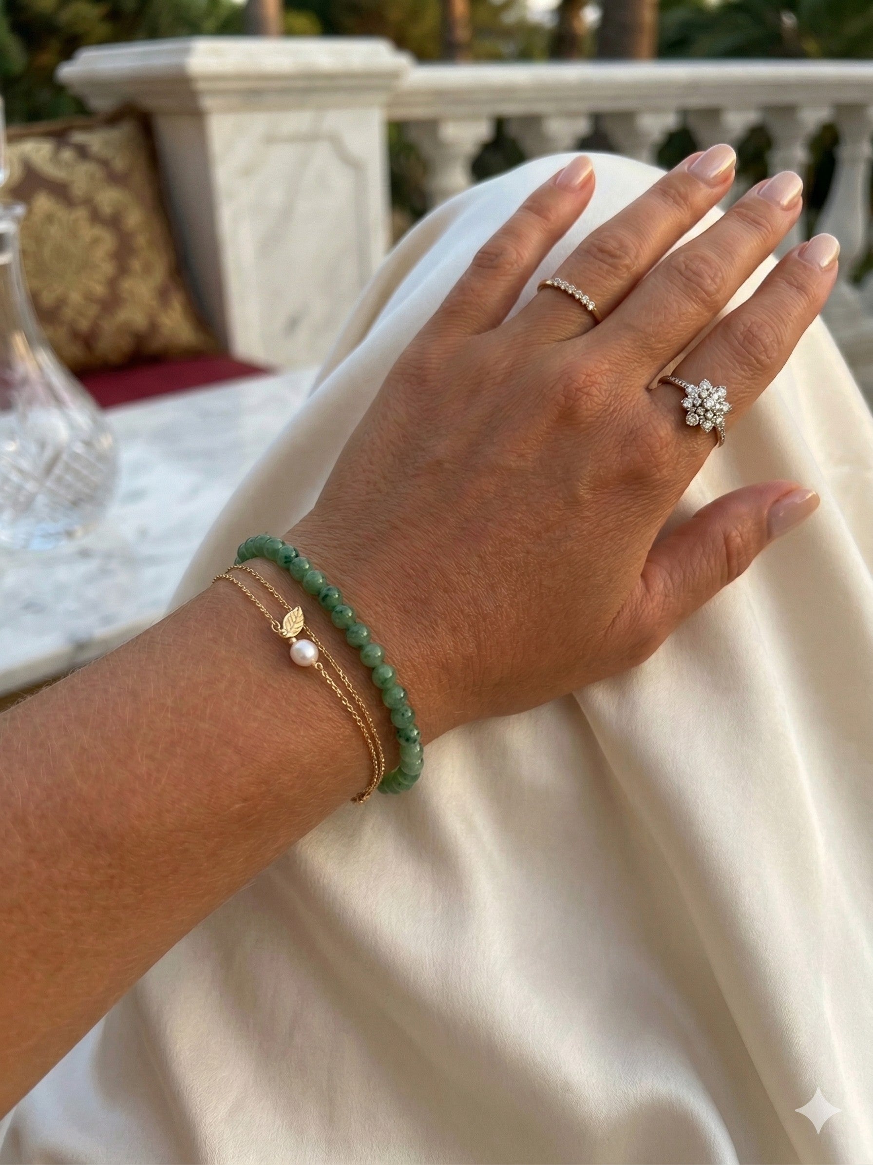 Bracelet "Sève d'Émeraude" — Aventurine Verte Naturelle