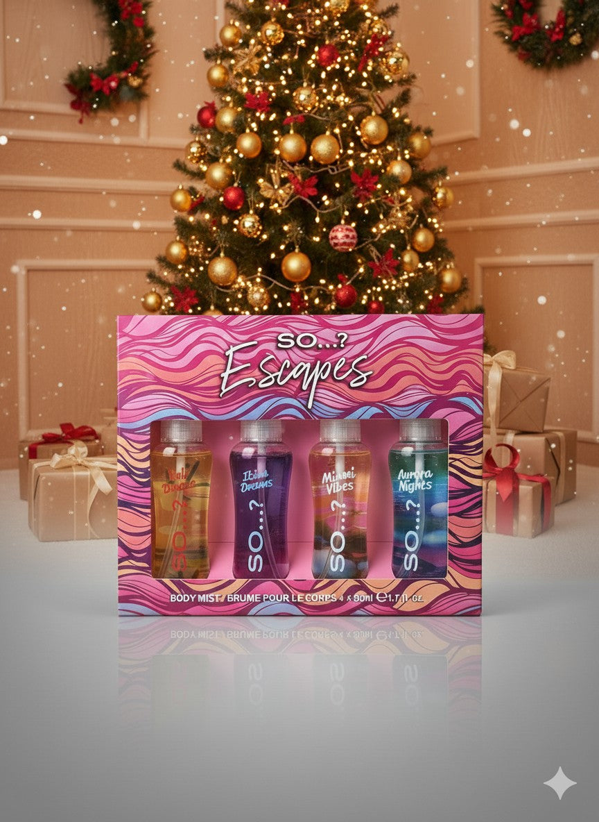 🌸 Coffret Mini Brumes Parfumées – Collection Sensorielle Gourmande et Fruitée