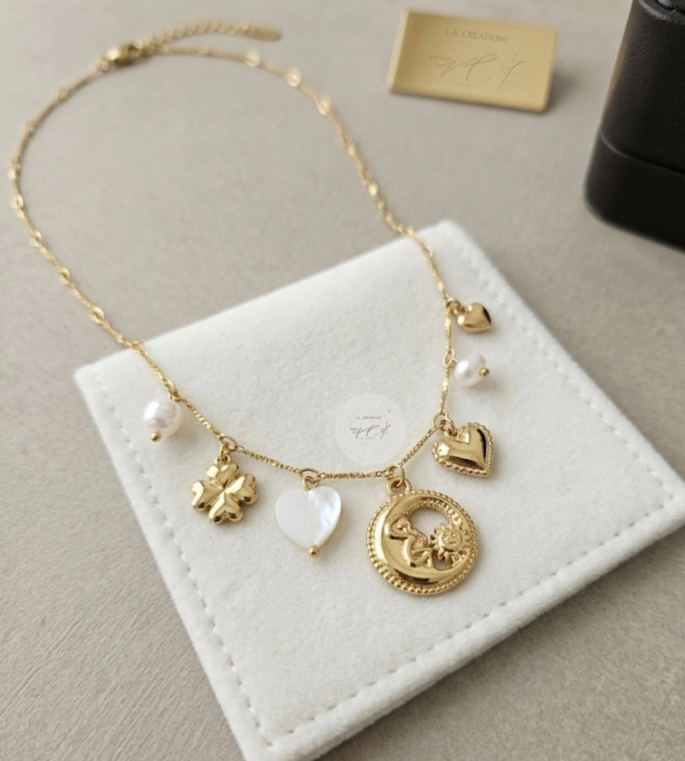 Collier "Shine" – Acier Inoxydable doré