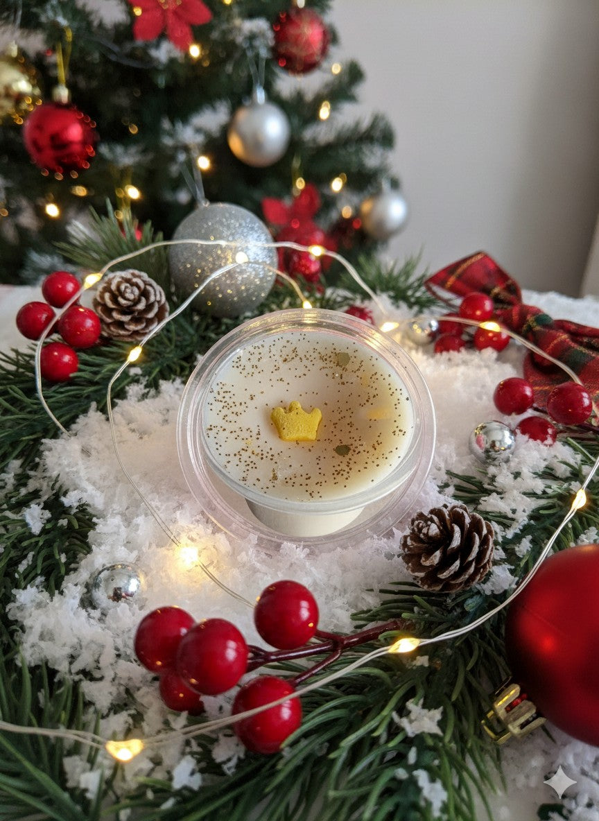 ✨ Fondant parfumé en cire de soja – Senteur Galette des Rois ✨