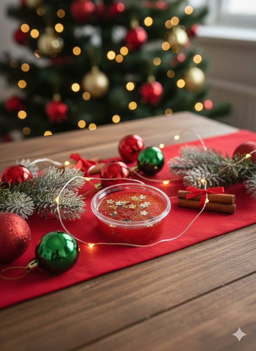 ✨ Fondant en gel parfumé – Senteur Fleur de Noël ✨