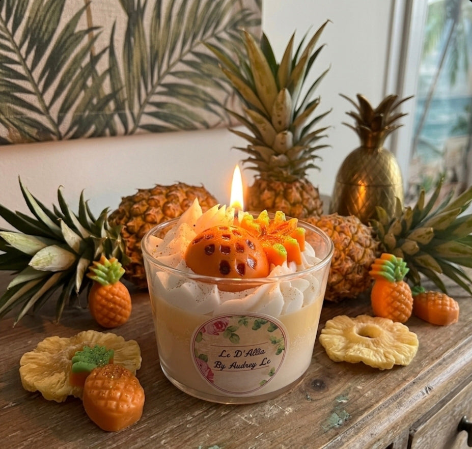 Bougie "Évasion Ananas"