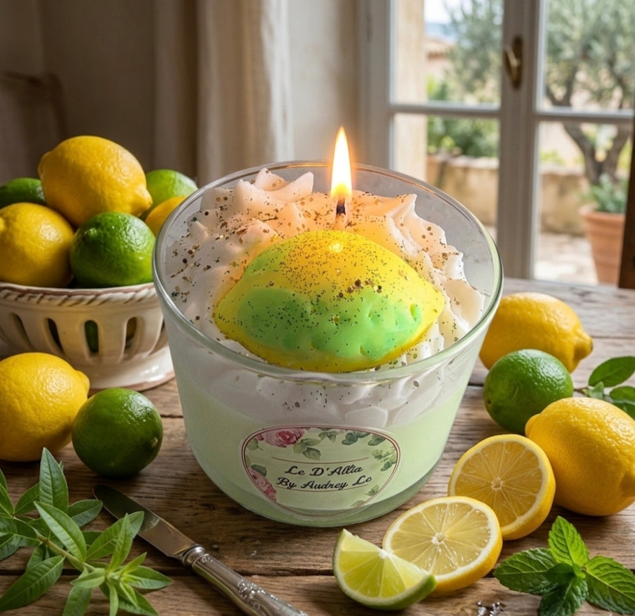 Bougie  "Douceur Citron Meringué"
