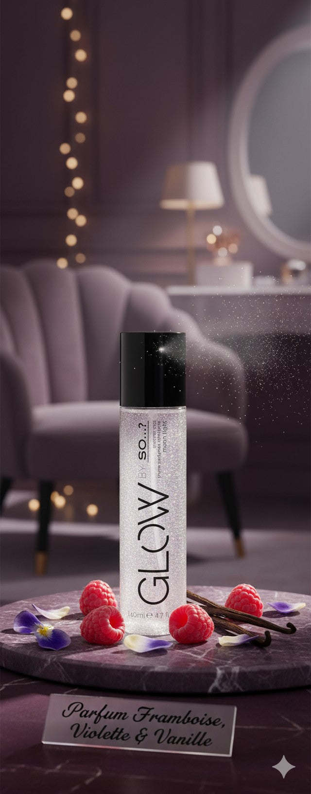 Brume Pailletée - Framboise, Violette, Vanille