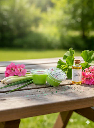 Fondant parfumé "Citronnelle-Géranium"