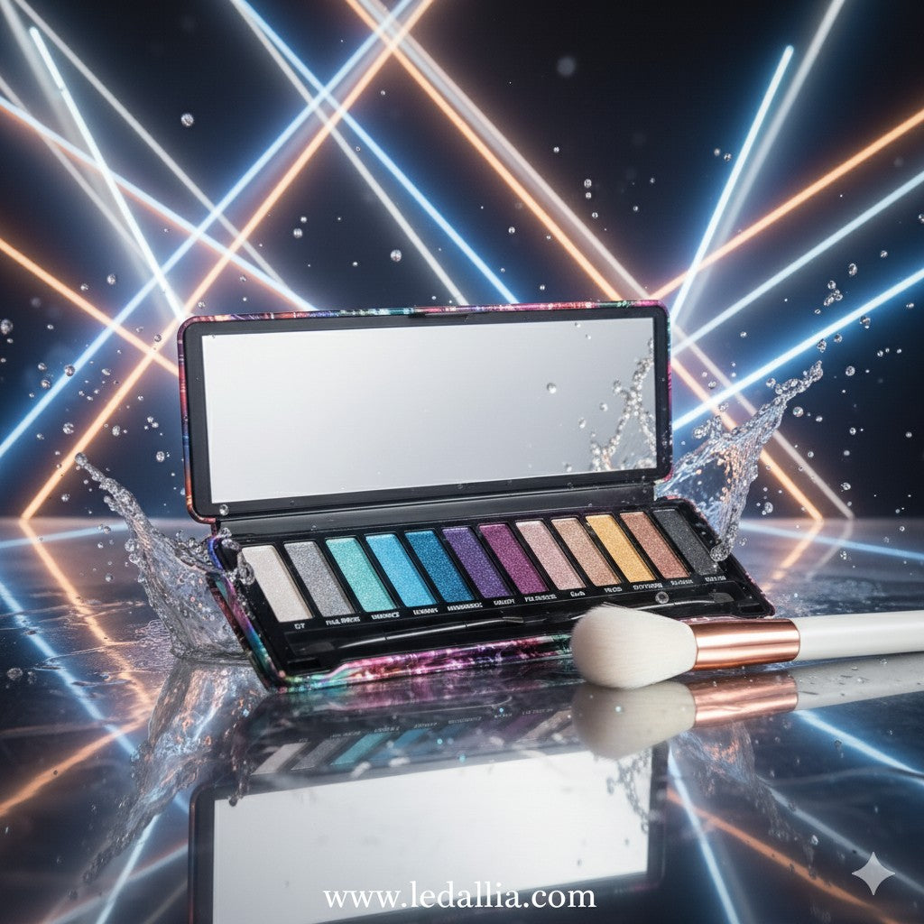 Palette Foiled – 12 Fards à Paupières Nacrés & Haute Tenue