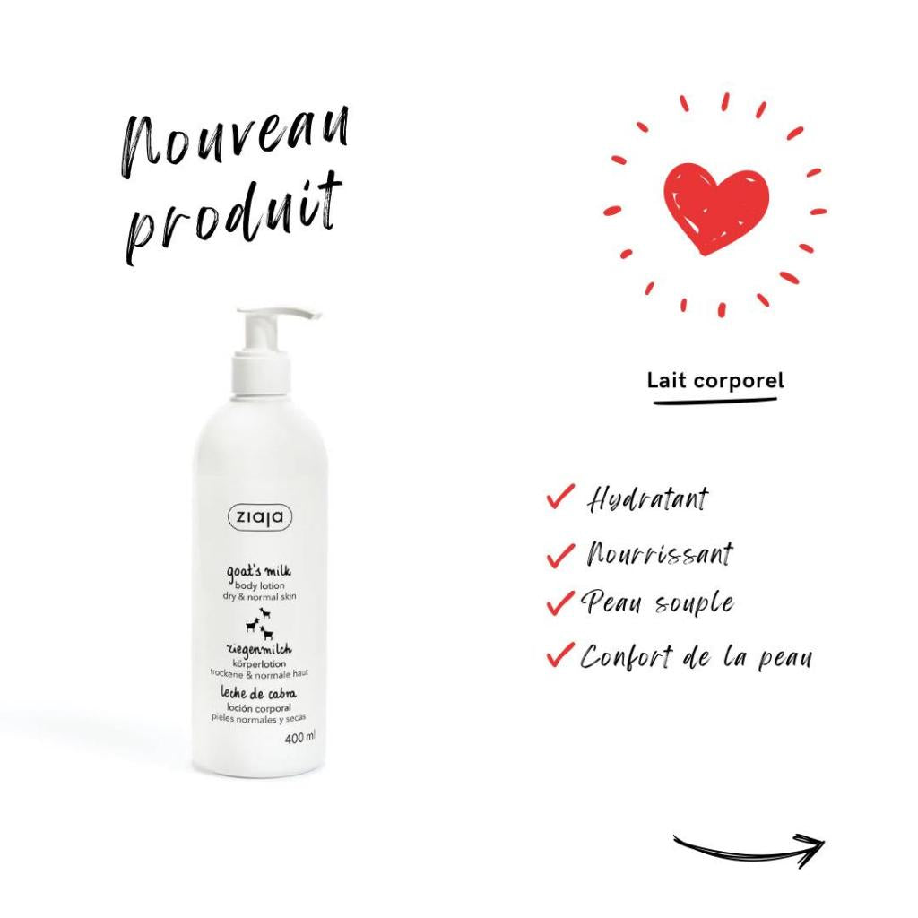 Emulsion Corps Hydratante au Lait de Chèvre