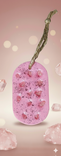 Suspension parfumée : QUARTZ ROSE