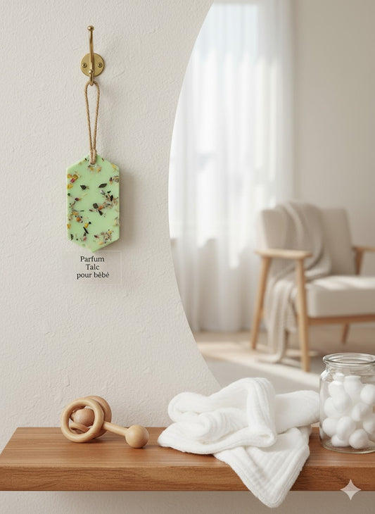 Suspension parfumée : Talc pour Bébé