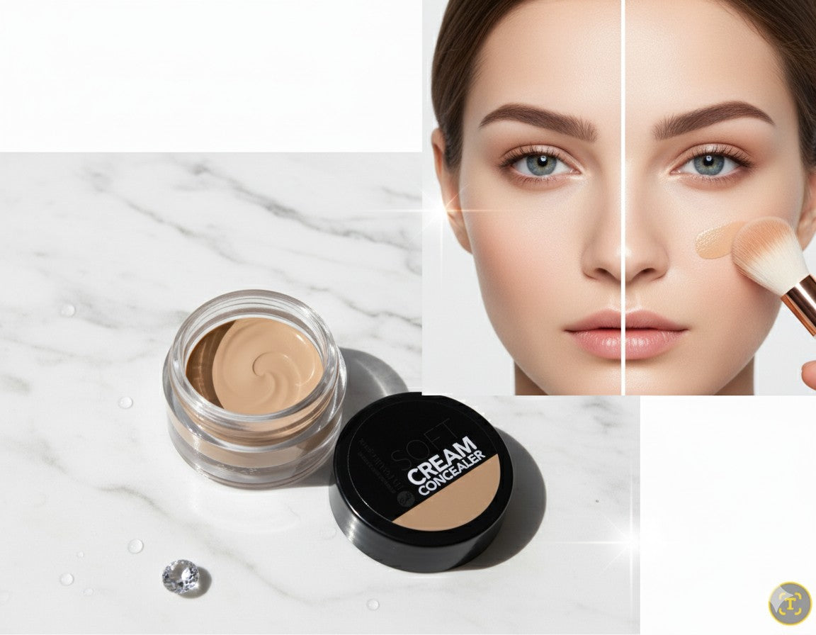 Anti-Cerne Crème Total Cover – Haute Couvrance & Confort