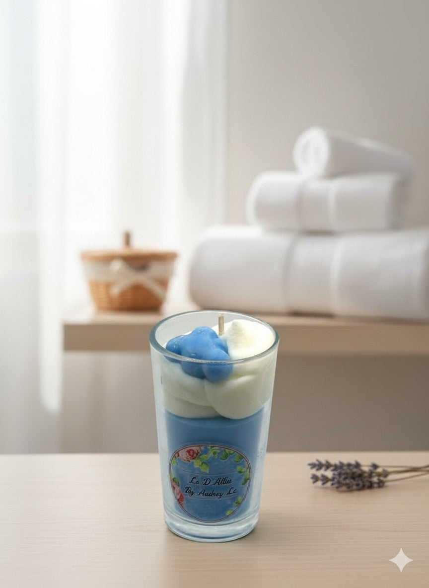 Bougie Verrine Linge Frais